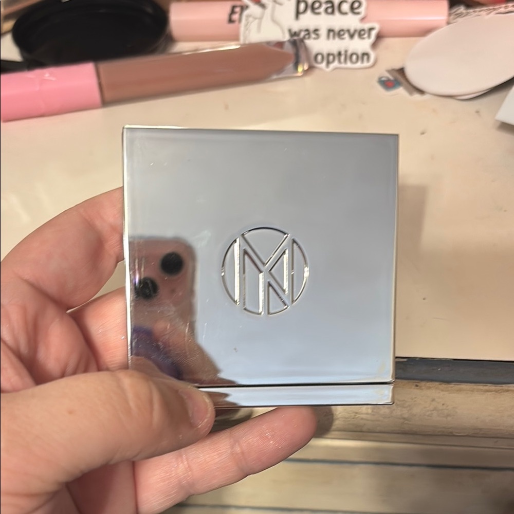 MK Silver Compact Mirror